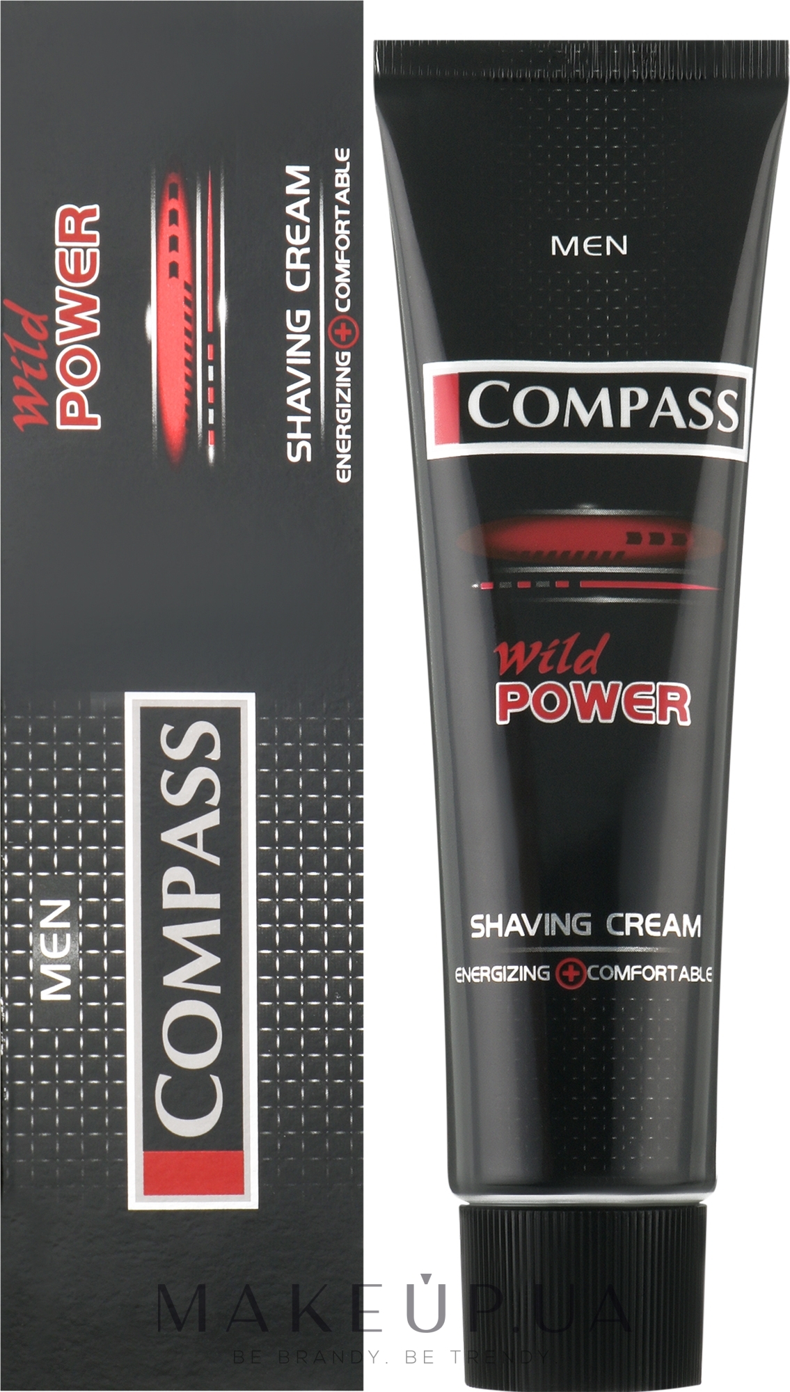 Крем для гоління "Wild power" - Compass Black — фото 65ml