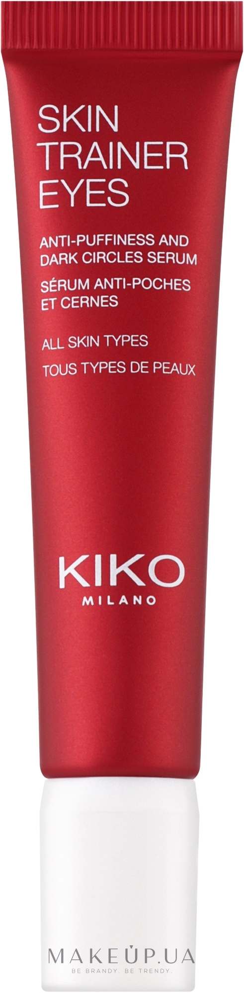 Kiko Milano Skin Trainer Eyes Serum - Сыворотка для глаз с тонизирующим  эффектом: купить по лучшей цене в Украине | Makeup.ua