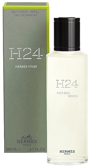 Hermes H24 Herbes Vives - Парфюмированная вода (сменный блок) — фото N1