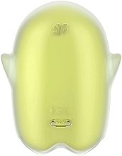 Вакуумный светящийся клиторальный стимулятор, желтый - Satisfyer Glowing Ghost Yellow — фото N5