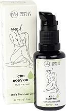 Олія для тіла - Fam Drops Of Nature CBD Body Oil — фото N1