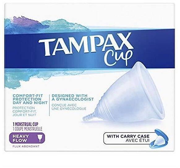 Менструальна чаша для рясних виділень - Tampax Menstrual Cup Heavy Flow — фото N1
