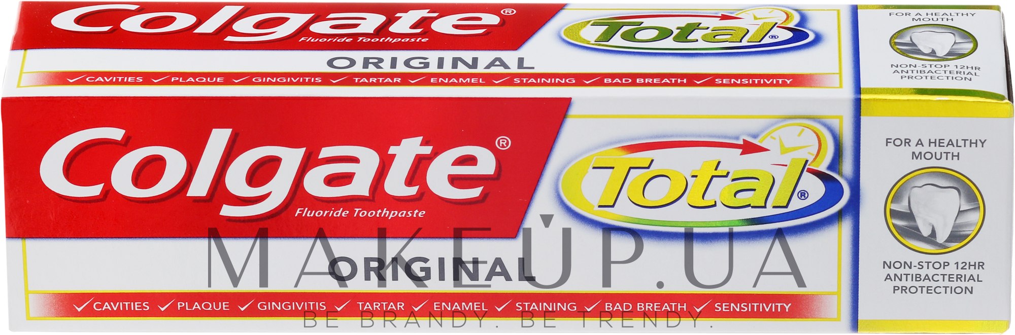Зубная паста "Тотал Ориджинал" комплексная антибактериальная - Colgate Total — фото 75ml