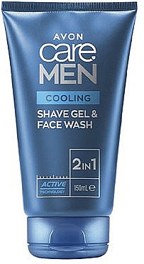 Гель для бритья и умывания - Avon Care Man Shaving And Washing Gel — фото N1