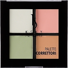 Духи, Парфюмерия, косметика УЦЕНКА Палетка консилеров для лица - KSKY Concealer Palette *