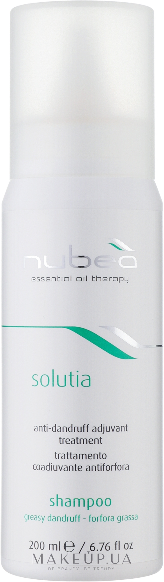 Шампунь для волос против жирной перхоти - Nubea Solutia Shampoo Greasy Dandruff — фото 200ml