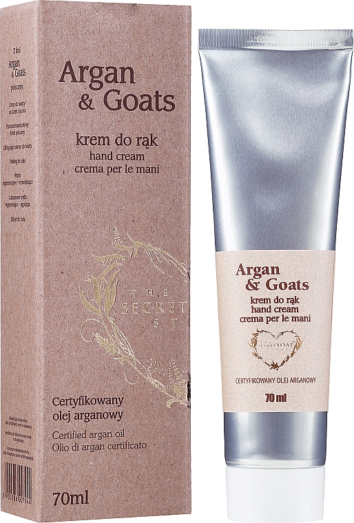 Крем для рук "Аргана й козяче молоко" - Soap&Friends Argan & Goats Hand Cream — фото N2