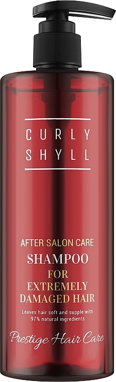 Восстанавливающий шампунь для очень поврежденных волос - Curly Shyll After Salon Care Shampoo — фото N1