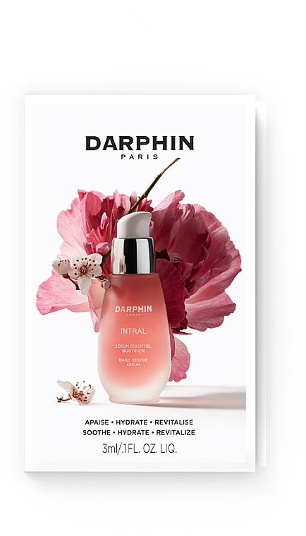 ПОДАРОК! Успокаивающая сыворотка против покраснений - Darphin Intral Daily Rescue Serum (пробник) — фото N1