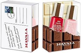 Набір із двох лаків для нігтів "Фруктовий шоколад" - Mavala (nail polish/2х5 ml) — фото N1