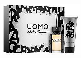 Духи, Парфюмерия, косметика Salvatore Ferragamo Uomo - Набор (edt/50ml + sh/gel/100ml)