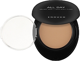 Пудра для лица - Enough All Day Velvet Soft Two-Way Cake SPF 28 PA++  — фото N1