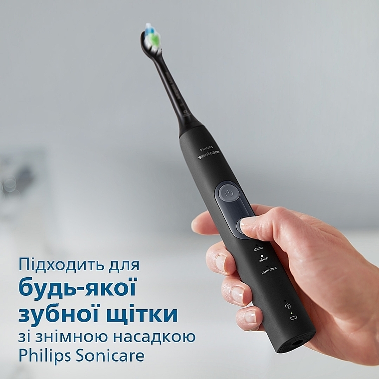 Насадки для зубної щітки HX6068/13 - Philips Sonicare W2 Optimal White HX6068/13 Black — фото N3