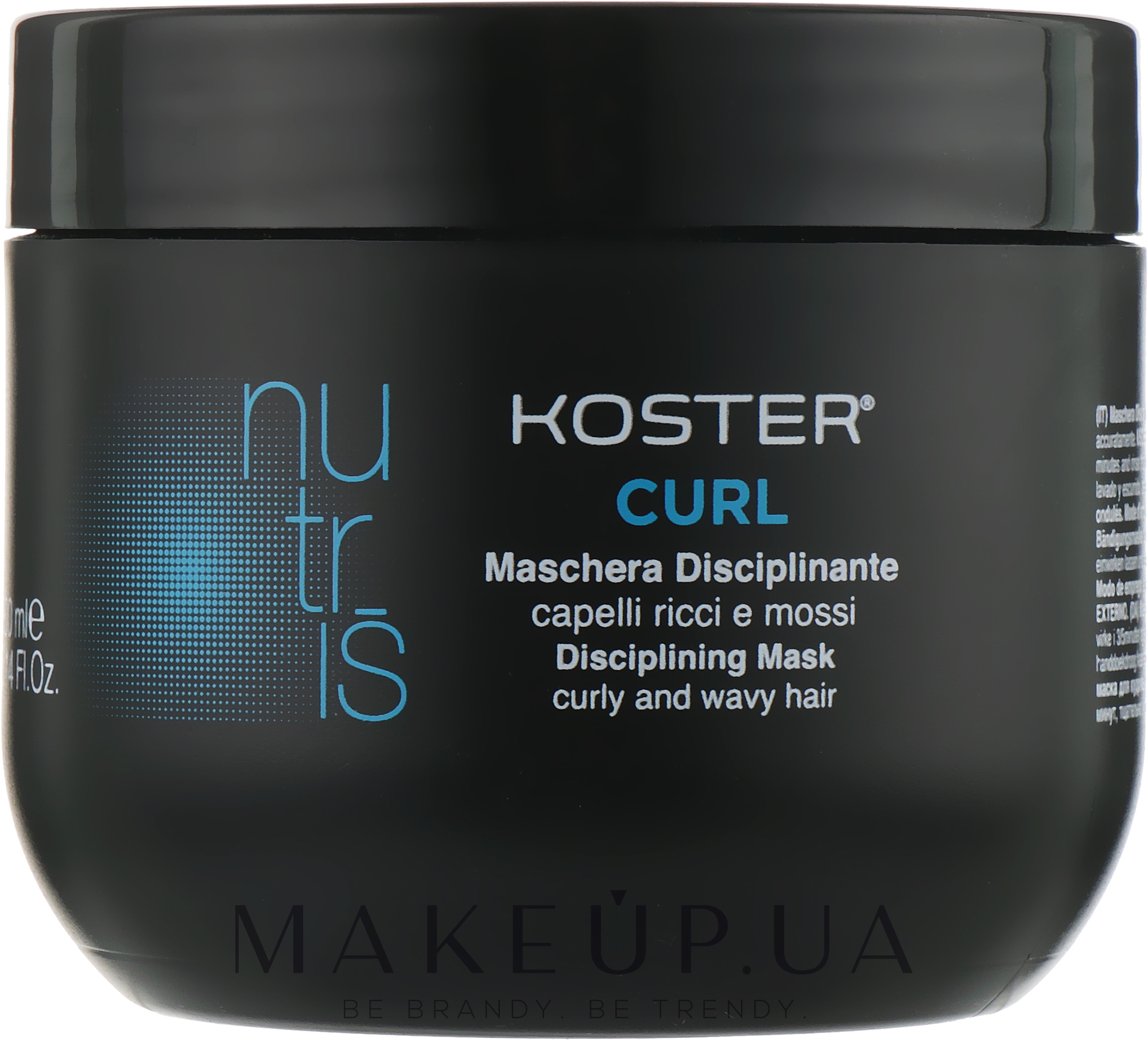 Маска для кучерявого й хвилястого волосся - Koster Nutris Curl Disciplining Mask — фото 300ml