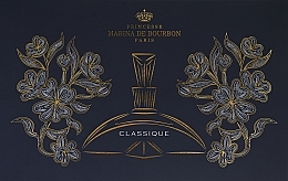 Marina de Bourbon Classique - Набор (edp/100ml + b/lot/100ml + pouch) — фото N1