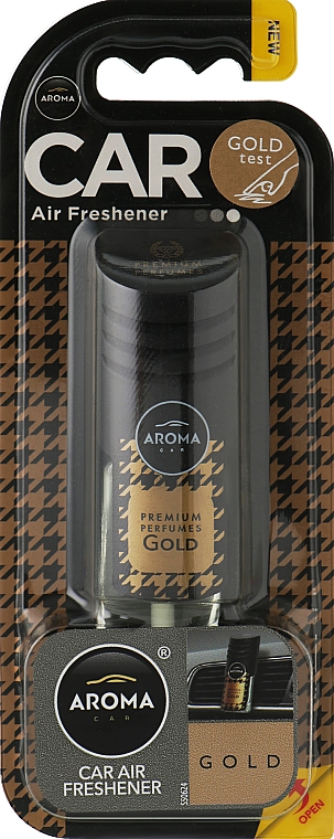 Ароматизатор рідкий "Gold" для авто - Aroma Car Prestige Vent — фото N1
