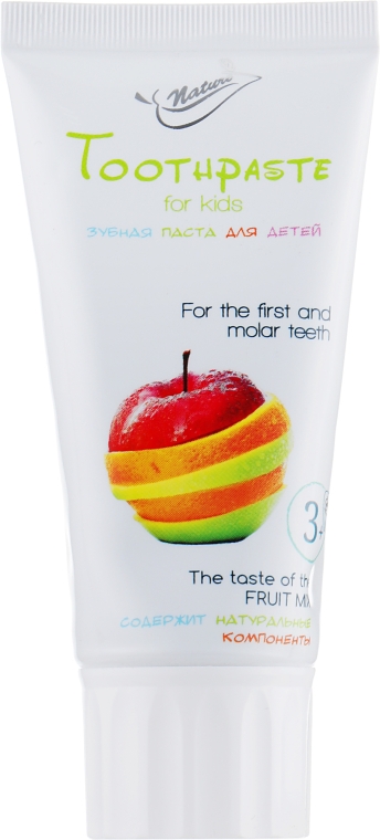 Зубная паста детская "Фруктовый микс" - Bioton Cosmetics Biosense Fruit Mix Tooth Paste — фото N1