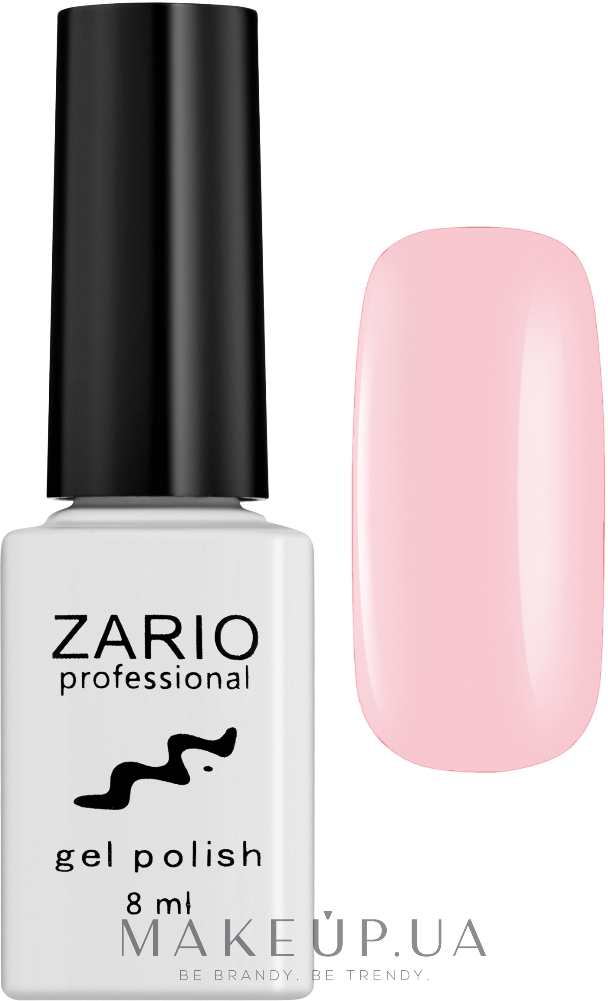 Гель-лак для ногтей - Zario Professional Gel Polish — фото 302- Розовый френч