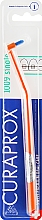 Монопучкова зубна щітка "Single CS 1009", помаранчева - синя - Curaprox — фото N1