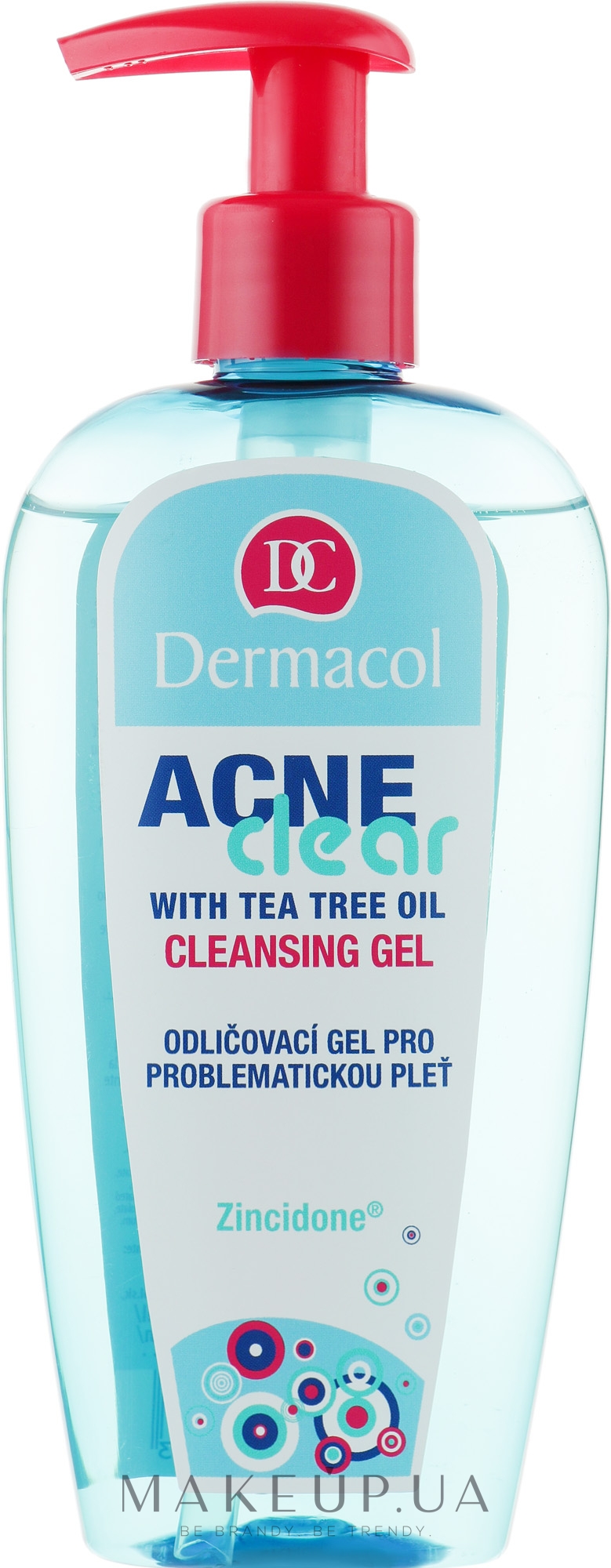Гель для демакіяжу та очищення проблемної шкіри - Dermacol Acne Clear Make-Up Removal & Cleansing Gel — фото 200ml