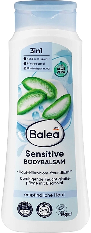 Бальзам для тіла з пантенолом - Balea Bodybalsam Sensitive — фото N1