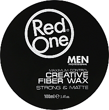 Духи, Парфюмерия, косметика Воск для волос - RedOne Professional Men Creative Fiber Wax Maximum Control Strong Hold & Matte	