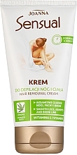 Парфумерія, косметика Крем для депіляції тіла з насінням конопель - Joanna Sensual Hair Removal Cream