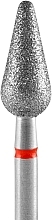 Духи, Парфюмерия, косметика Фреза алмазная "Груша", красная, диаметр 5 мм, рабочая часть 12 мм - Staleks Pro