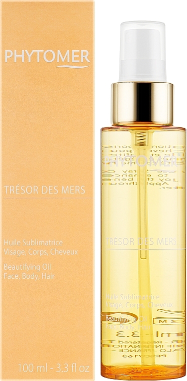 Драгоценное масло для кожи лица, тела и волос - Phytomer Tresor Des Mers Beautifying Oil Face, Body, Hair — фото N2