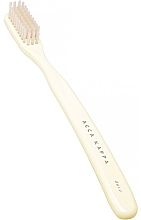 Духи, Парфюмерия, косметика Зубная щетка жесткая, молочная - Acca Kappa Vintage Tooth Brush Nylon Hard Ivory White Color