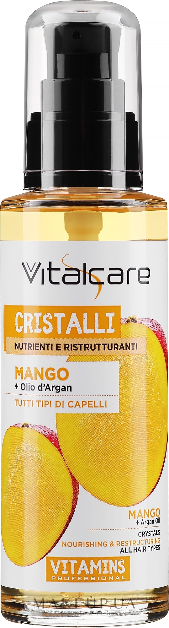 Жидкие кристаллы для волос с манго и аргановым маслом - Vitalcare Professional Vitamins Liquid Crystals — фото 100ml