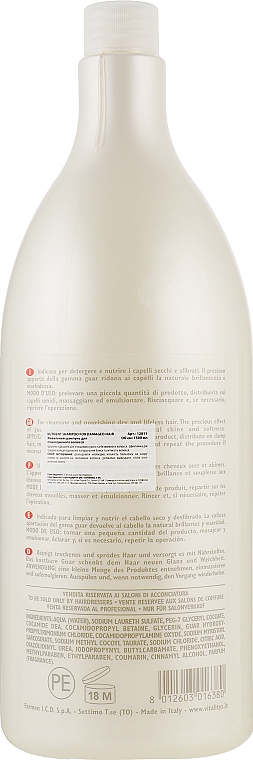 Питательный шампунь для поврежденных волос - Vitality's Effecto Nutrient Shampoo For Damaged Hair — фото N2