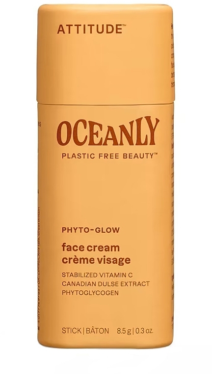 Крем-стік для обличчя з вітаміном С - Attitude Phyto-Glow Oceanly Face Cream — фото N1