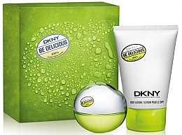 Парфумерія, косметика DKNY Be Delicious - Набір (edp 30ml + b/lot 100ml)