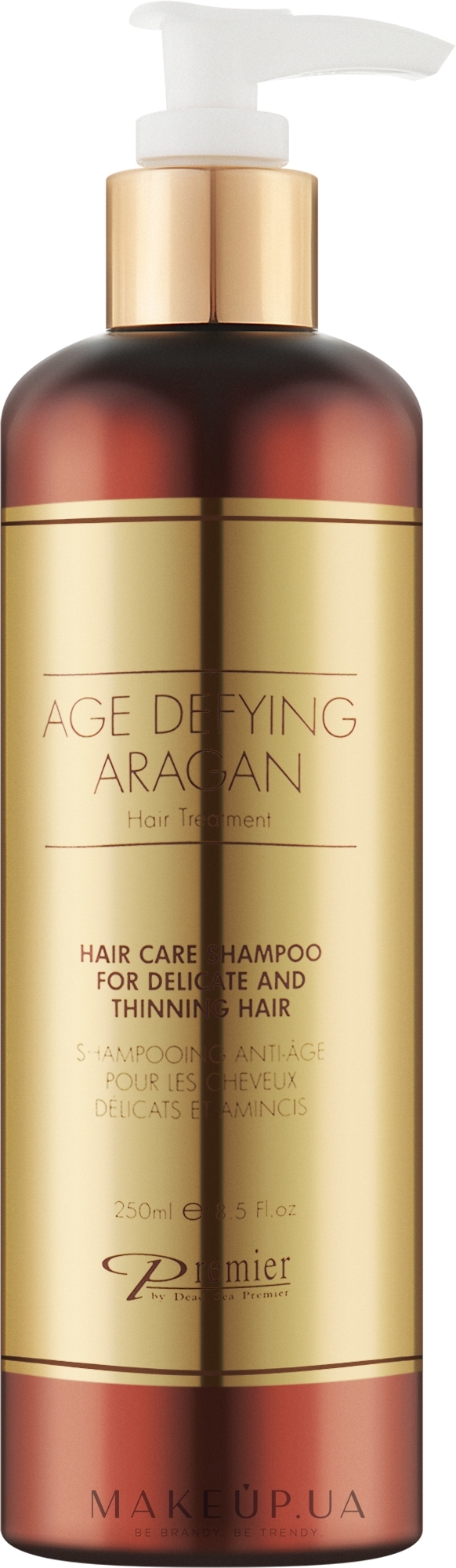 Шампунь для деликатных и тонких волос - Premier Age Defying Argan Shampoo — фото 250ml