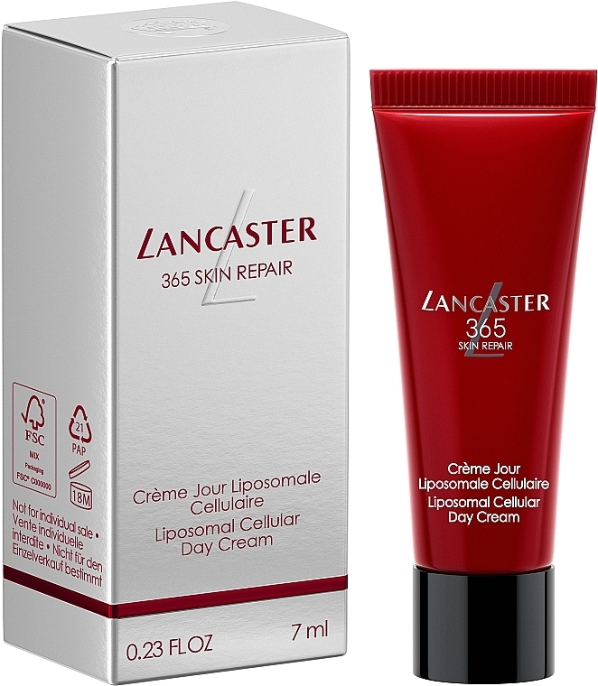 ПОДАРОК! Липосомальный крем для лица - Lancaster 365 Skin Repair Liposomal Cellular Cream (мини) — фото N1