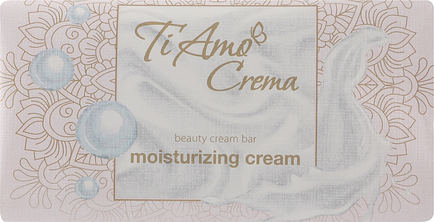 Крем-мило "Зволожувальний крем" - Миловарні традиції Ti Amo Crema — фото N1