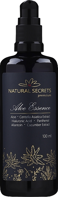 Есенція "Алое Преміум" для обличчя - Natural Secrets Esencja Aloesowa Premium — фото N1