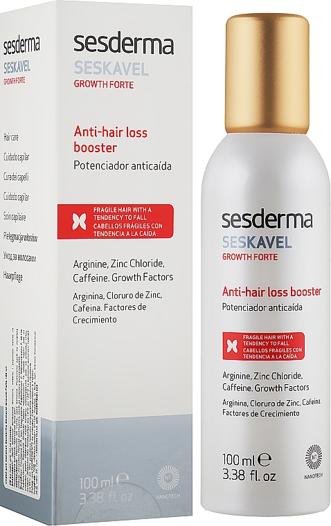 Бустер против выпадения волос - Sesderma Laboratories Seskavel Growth Forte Anti-Hair Loss Booster  — фото N2