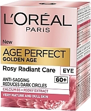Крем для догляду за шкірою навколо очей - L'Oreal Paris Age Perfect Golden Age Rosy Eye Cream 60+ — фото N1