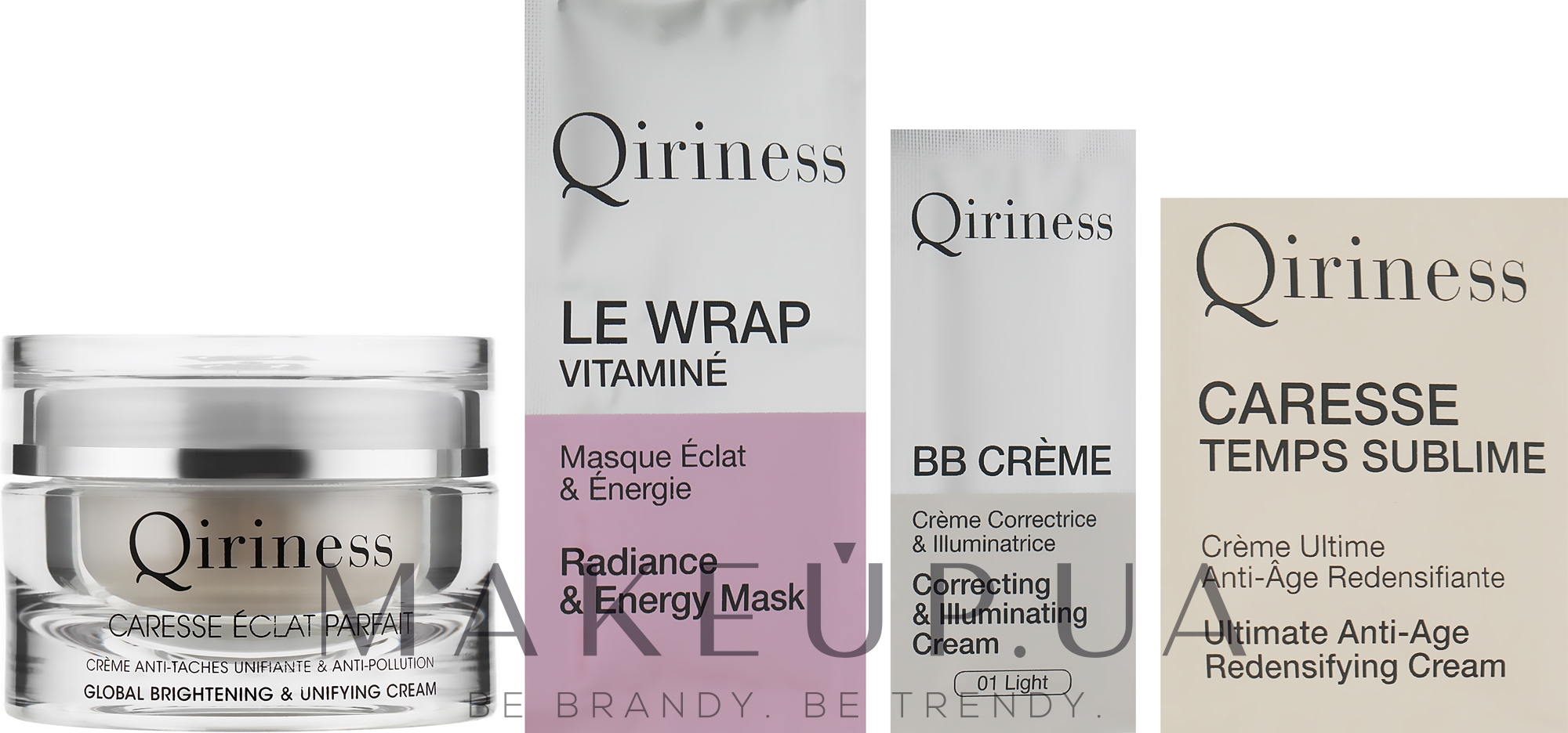 Комплексный отбеливающий крем для лица - Qiriness Global Brightening & Unifying Cream — фото 50ml