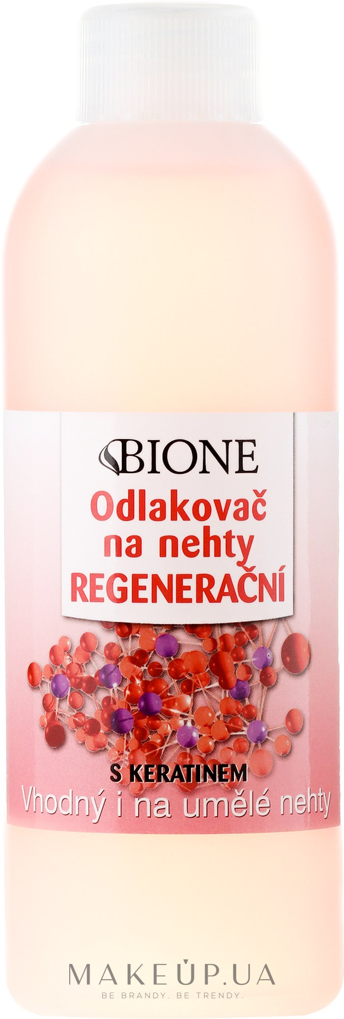 Рідина для зняття лаку - Bione Cosmetics Regenerative Nail Polish Remover — фото 200ml