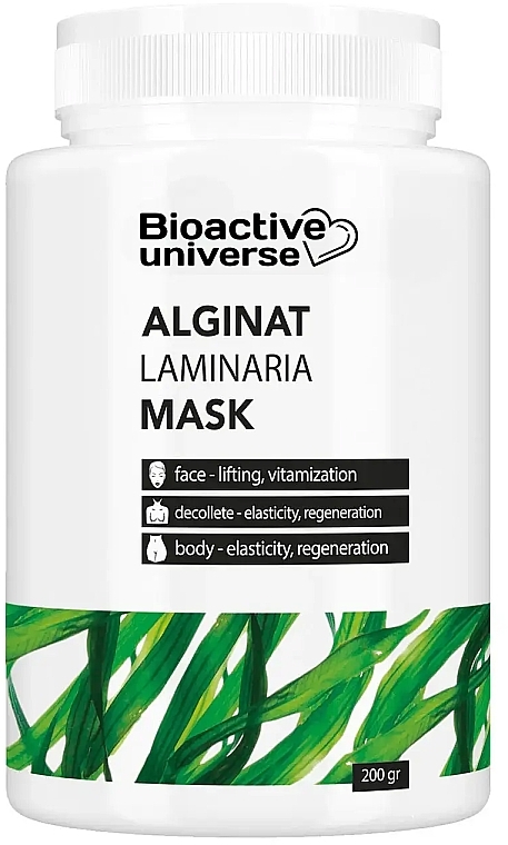 Альгінатна маска з ламінарією - Bioactive Universe Alginat Laminaria Mask — фото N1