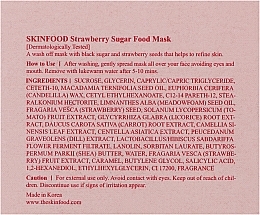 Маска для обличчя з полуницею й цукром - Skinfood Pore Cleanse & Exfoliate Strawberry Sugar Food Mask — фото N3