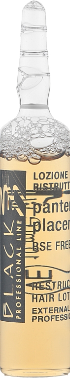 Лосьйон проти випадіння волосся з пантенолом і плацентою - Black Professional Panthenol & Placenta Lotion — фото N2