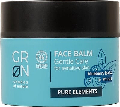 Бальзам для лица - GRN Pure Elements Blueberry & Sea Salt Face Balm — фото N1