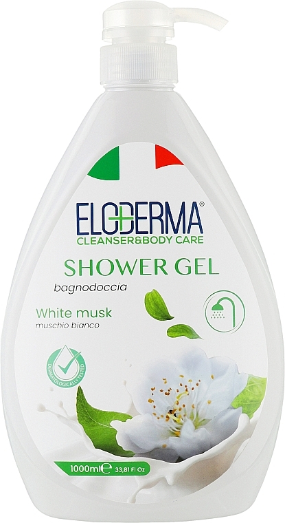 Гель для душа "Белый мускус" - Eloderma Shower Gel — фото N1