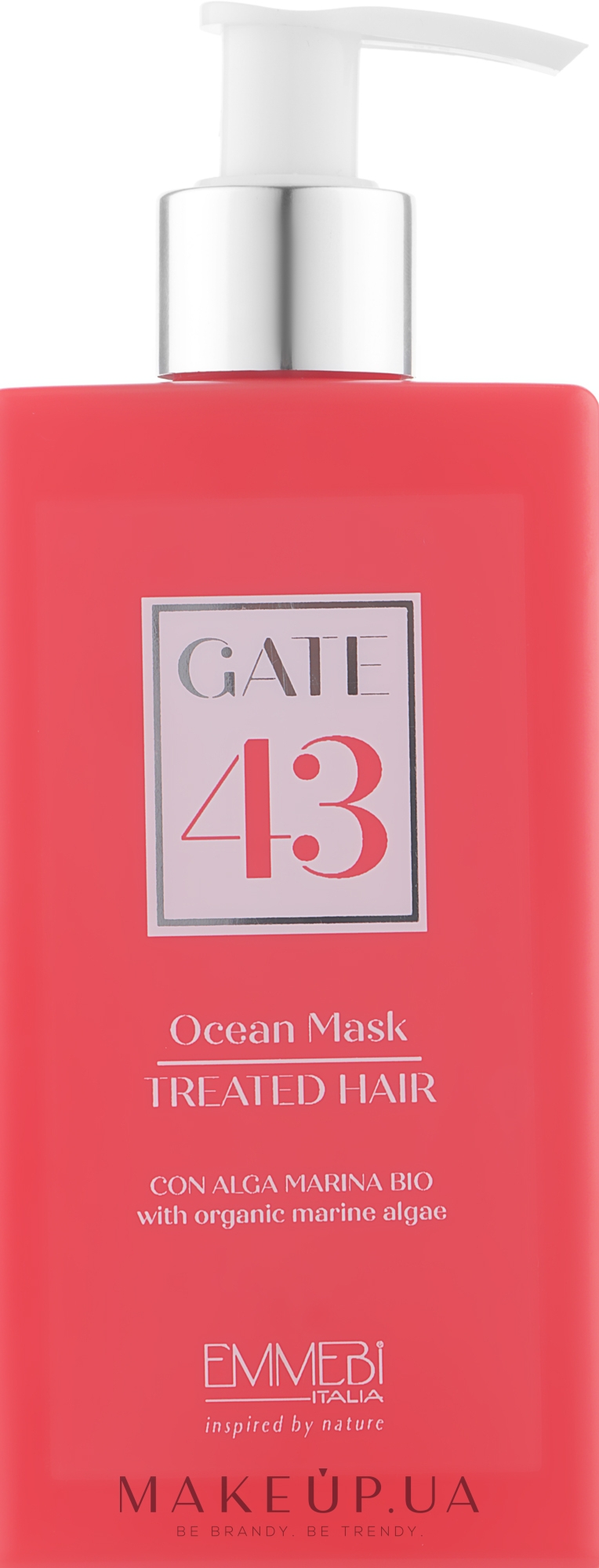 Маска для окрашенных и поврежденных волос - Emmebi Italia Gate 43 Wash Ocean Mask Treated Hair — фото 200ml