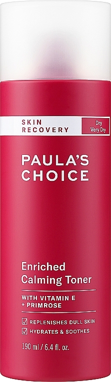 Успокаивающий и регенерирующий тоник для сухой кожи лица - Paula's Choice Skin Recovery Enriched Calming Toner — фото N1