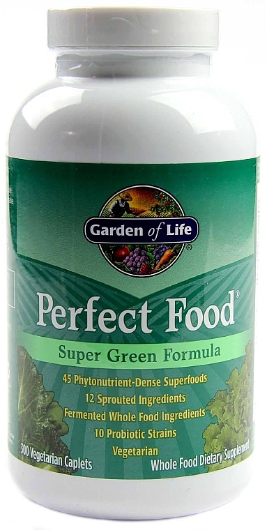 Пищевая добавка "Зеленая формула" - Garden of Life Perfect Food Super Green Formula — фото N1